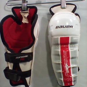 Used Bauer Supreme 8" Ice Hockey Shin Guards 11472-s000098817