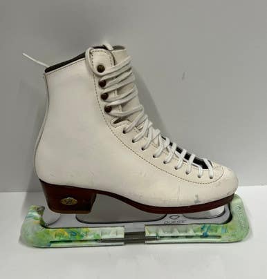 Used Riedell Comp Boot Senior 4.5 Womens Figure Skates 11406-s000088852