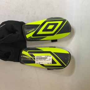 Used Umbro Soccer Shin Guards Youth Neon Green Sm 11859-s000018674