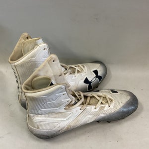 Used Under Armour Lax Cleats Mens White Senior 11.5 11859-s000020749