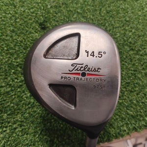 Titleist Pro Trajectory 975F Fairway 3 Wood 14.5 Degree Stiff Flex S300 Steel