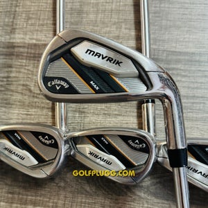 -1" Callaway Mavrik Max Iron Set 5-PW / KBS Steel, Regular Flex (254)