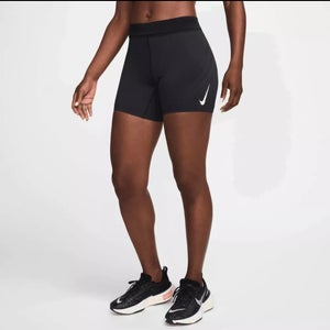 Nike Aeroswift Dri-Fit ADV Women’s Shorts Black White XXS FN3271-010 New