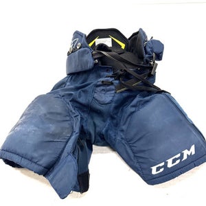 CCM (Used) Small Blue Intermediate Junior Hockey Pants