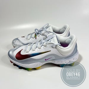 Nike Alpha Huarache Elite 4 Low MCS White Hyper Violet 12