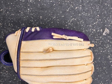 Used Rawlings Fastpitch Softball Bb Sb Glove Rh Throw Purple 11 1 2" 11162-c000421568