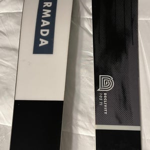 Men's 2023 Armada 172 cm All Mountain Declivity 102 TI Skis With Bindings Max Din 13 (Used)