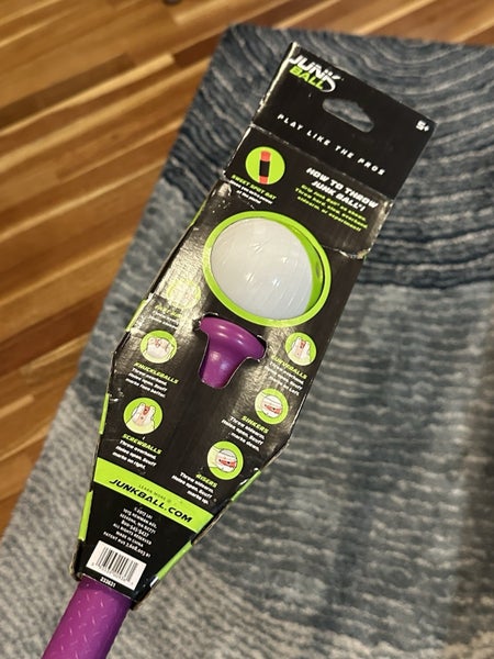 Official Junk Ball Plastic Baseball Bat & Ball New