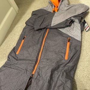 Gray XS Adult Unisex Swimsuit (New) with tag