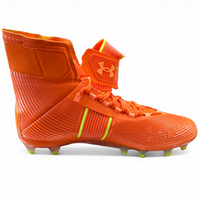Used Under Armour Adult FB Cleats Orange Senior 9 11849-S000012111