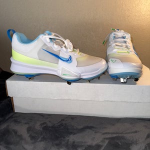 Nike Force Trout 9 Pro Metal Baseball Cleats Fresh Pack FQ7941-100 Men’s Sz 7
