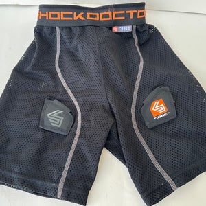 New Shock Doctor Kids Unisex Shorts W/cup