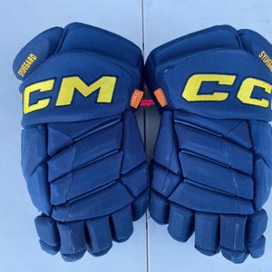 CCM JetSpeed FT1 Pro Stock Hockey Gloves 14” St Louis Blues 47179