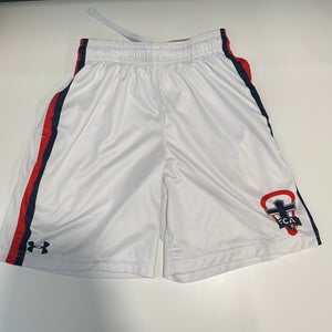 White Fca Medium Boys Under Armour Shorts (Used)