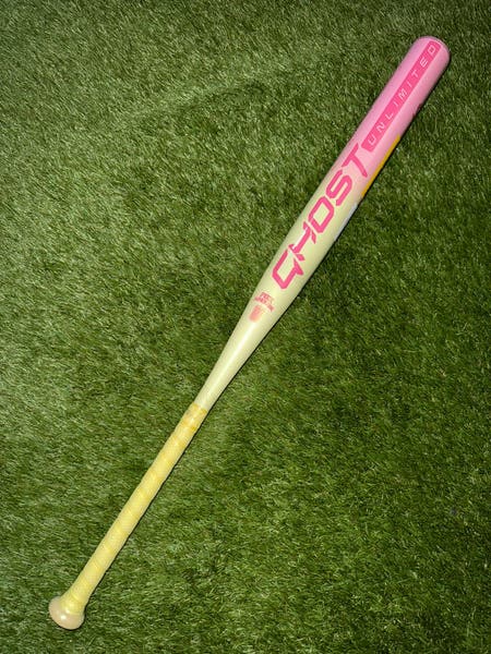 Batte Easton Ghost Unlimited 2025 édition Limitée Pink Lemonade 34/ -10, Adulte