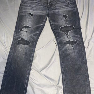 36x32 Black American Eagle Ripped Jeans