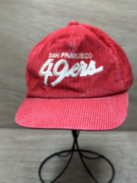 Vintage NFL Sports Specialties 49ers Script Corduroy Hat The Cord