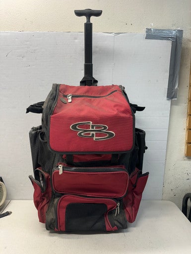 Used Boombah Rolling Superpack Bb Sb Player Wheeled Bag Maroon 11835-s000191725