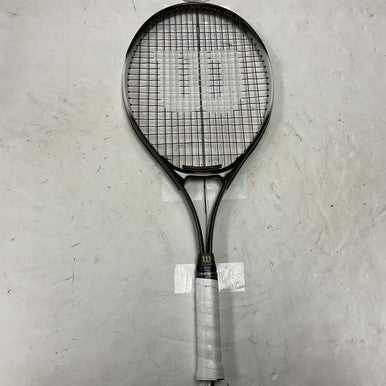 Used Wilson Pro Court Adult Tennis Racquet Black 4 3 8" 11855-s000176577