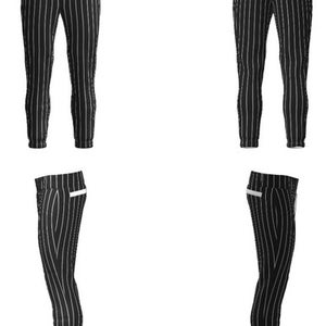 New Womens Pin Stripe Pant M 11862-chpjsbp1wwp12m
