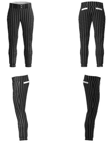 New Pin Stripe Wht Blk 2xl 11862-chpjsbp1wwp122xl