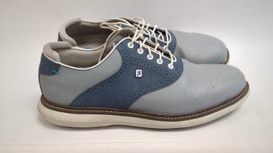Used Foot Joy Mens Golf Shoes Carolina Blue Senior 12 11862-s000085091