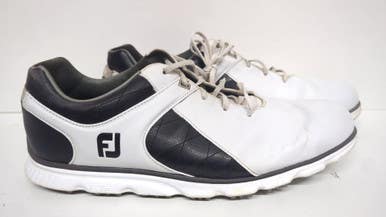 Used Foot Joy Mens Golf Shoes White Senior 13 11862-s000082224
