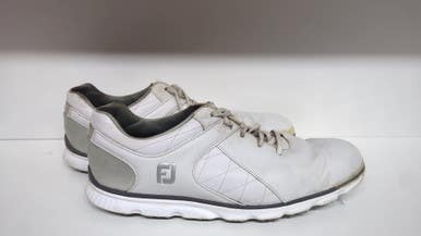 Used Foot Joy Mens Golf Shoes White Senior 13 11862-s000082227
