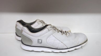 Used Foot Joy Mens Golf Shoes White Senior 13 11862-s000082227