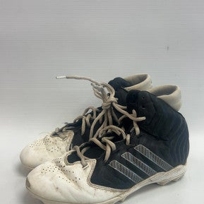 Used Adidas Jr Fb Cleats Black And White Junior 04 11862-s000084546