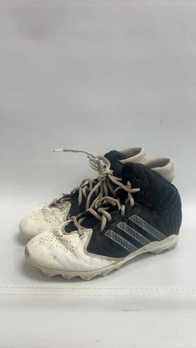 Used Adidas Jr Fb Cleats Black And White Junior 04 11862-s000084546