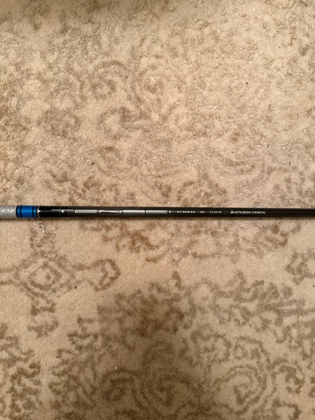 Used Mitsubishi Tensei AV RAW Blue 60 Stiff Driver Shaft With Taylormade Adapter
