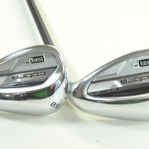Cobra King SBx 2023 52*, 58* Wedge Set Regular Flex RH KBS PGI Graphite # 192035