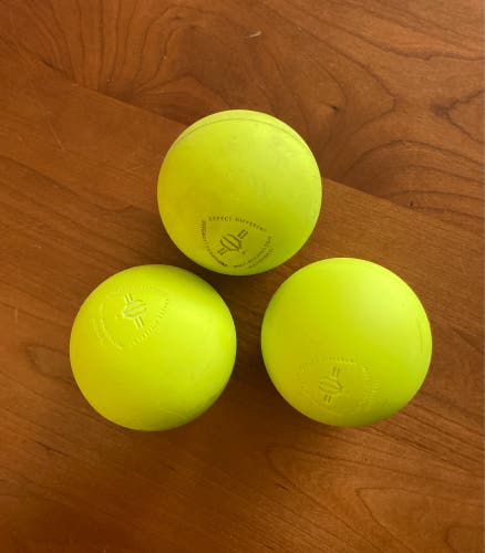 Epoch Lacrosse Ball 3 Pack (2 New, 1 Used)