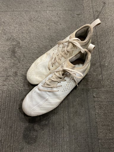 Adidas (Used) Size M 9.0 (W 10.0) White Cleats