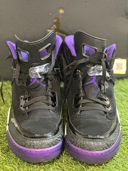 Nike Jordan Spizike Black Court Purple Basketball Shoes | Men's 11