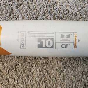 DeMarini CF USSSA Certified Bat (-10) 21 oz 31" (Used)