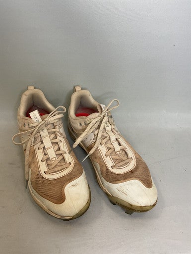 Used Under Armour Glyde Bb Sb Cleats White Youth 10.0 11859-s000018995