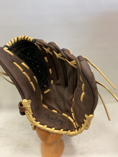 Used Rawlings Basket-webb Bb Sb Glove Rh Throw Brown 12 1 2" 11859-s000019602