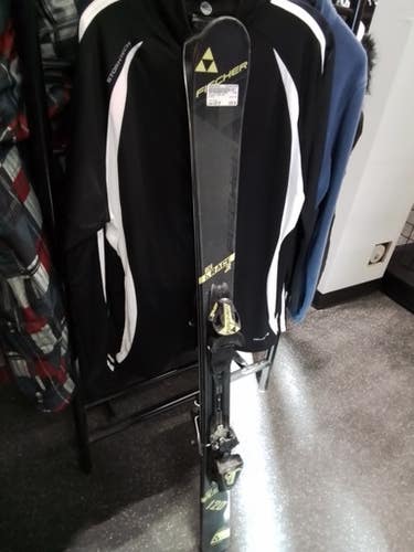 Used Fischer Rc4 120 Cm Boys' Downhill Ski Combo 11769-s000018546