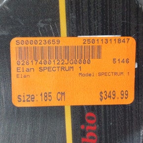 Used Elan SPECTRUM 1 Mens DH Ski/Binding None 185 cm 11847-S000023659