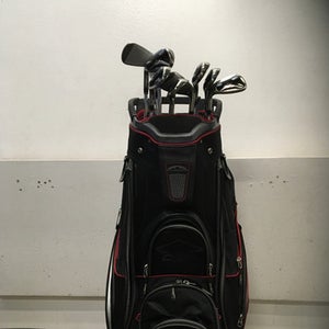 Used Sun Mtn C130 Mens Cart Bag Black 11443-S000190543