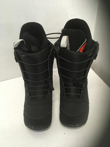 Used Burton MOTO Mens Snowboard Boots Black Senior 7 11443-S000188974