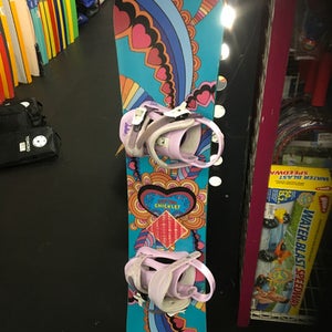 Used Burton CHICKLET Girls Board/Binding Royal Blue 125 cm 11443-S000191451