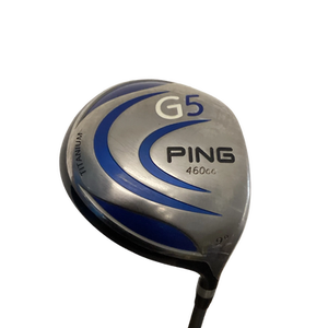 Used Ping G5 460CC 9.0 Degree Regular Flex Graphite Shaft Drivers 11443-S000183928