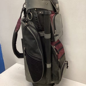 Used Mens Cart Bag Maroon 11443-S000189913