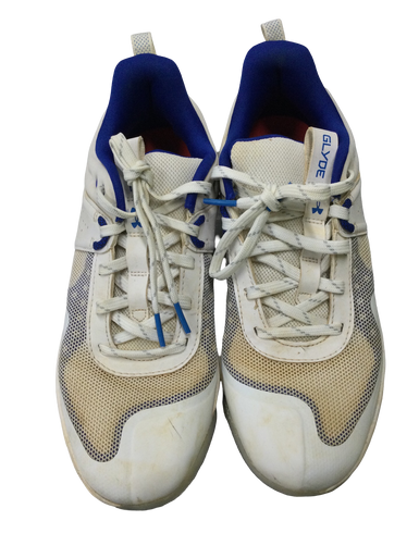 Used Under Armour Glyde Bb Sb Cleats White Senior 8 11613-s000145789