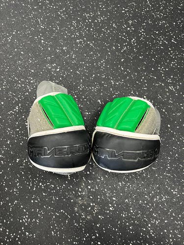 Used Maverik MAX Lacrosse Arm Pads/Guards Green LG 11849-S000025904
