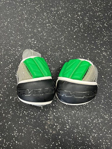 Used Maverik MAX Lacrosse Arm Pads/Guards Green LG 11849-S000025904