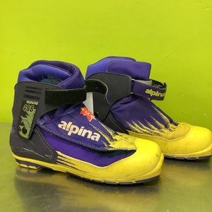 Used Alpina 488 M 09.5 W 09.5-10 Mens Cross Country Ski Boots